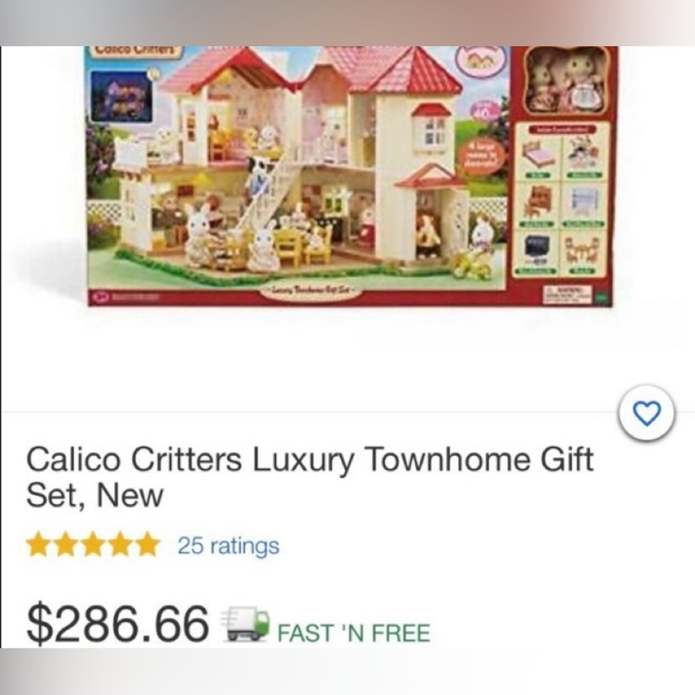 Calico Critters Luxury Townhouse